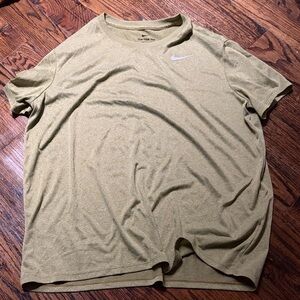 Nike Women’s Light Olive Short Sleeve Tee
